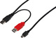 Digitus USB 2.0 Kabel USB-A-Stecker - Mini-USB-B-Stecker Schwarz 1m AK-300113-010-S