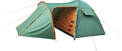 Escape Comfort IV Summer Camping Tent Tunnel Green with Double Cloth for 4 People 420x240x175cm