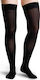 Varisan Fashion Normal Socks Thigh High Graduated Compression with Silicone 18-21 mmHg Black