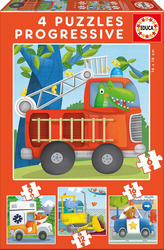 Puzzle pentru Copii Rescue Patrol pentru 3++ Ani 43buc Educa