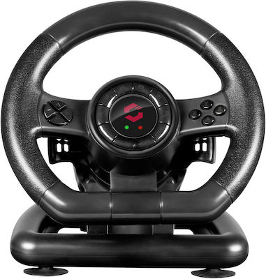 SpeedLink Black Bolt Racing Wheel Τιμονιέρα με Πετάλια για PC με 180° Περιστροφής