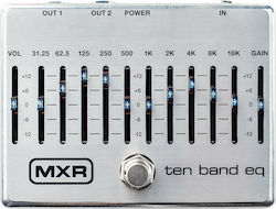 MXR Πετάλι Equalizer Ηλεκτρικής Κιθάρας και Ηλεκτρικού Μπάσου M-108S 10 Band Equalizer