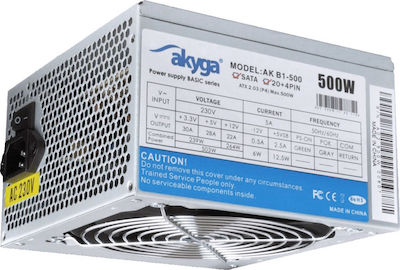 Akyga AK-B1-500 500W Gray Computer Power Supply Full Wired