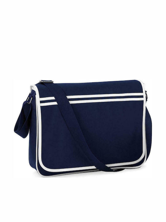 Retro Messenger Men's Shoulder / Crossbody Bag Navy Blue