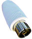 Matel Electronics Ștecher Coaxial feminin Alb (01-029-0029)