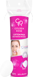 Golden Rose Cotton Pads for Makeup Removal 70pcs