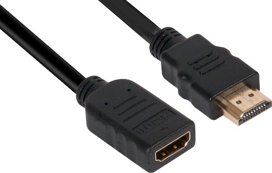 Club3D HDMI 2.0 Premium High Speed 4K 60Hz HDR Cable HDMI male - HDMI female 3m Μαύρο