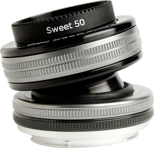Lensbaby Obiectiv Foto Cadru Complet Composer Pro II cu Sweet 50 Optic Standard / Tilt-Shift pentru Montaj Nikon F Negru