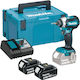 Makita Παλμικό Κατσαβίδι Μπαταρίας Brushless 18V 2x5Ah