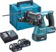 Makita Hammer Rotary Battery Brushless 18V mit SDS Plus Suitcase Makpac & Quick Charger 36min