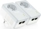 TP-LINK TL-PA4020P KIT v2 Powerline Διπλό για Ενσύρματη Σύνδεση με Passthrough Πρίζα και 2 Θύρες Ethernet