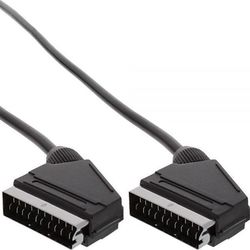 InLine Καλώδιο Scart male - Scart male 3m Μαύρο
