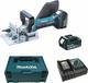 Makita Hobelspan 2x5Ah mit Absaugsystem