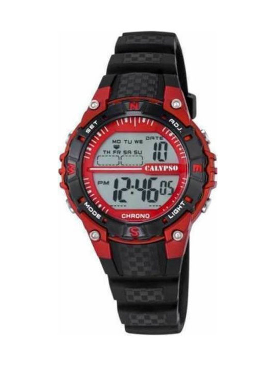 Calypso Kids Digital Watch Kids with Rubber/Plastic Strap