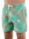 Funky Buddha Men's Swimwear Bermuda Green Floral