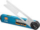 Geo Fennel Gmbh EL823 Digital Angle Ruler for Electricians Aluminum with Protractor and Spirit Level