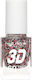 Elixir 3D Glitter Βερνίκι Νυχιών Quick Dry Ασημ...