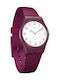 Swatch Redbelle Watch with Red Rubber Strap