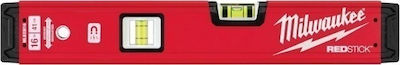 Milwaukee Redstick Backbone 40 Magnetic Spirit Level Aluminum Magnetic 40cm with 2 Eyes