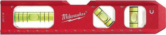 Milwaukee Billet Torpedo Spirit Level Aluminum Magnetic 17cm with 3 Eyes