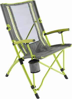 Coleman Bungee Lime Chair Beach Gray