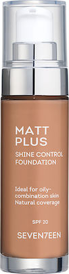 Seventeen Matt Plus Liquid Make Up SPF20 08 Medium Dark 30ml