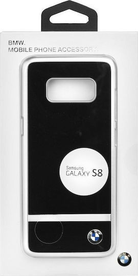 BMW S8 Umschlag Rückseite Metallisch Schwarz (Galaxy S8)