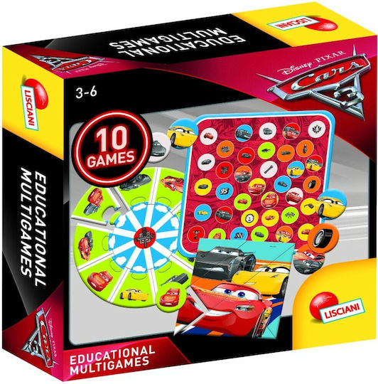 Настолна игра Cars 3 Educational Multigames (EN) Real Fun Toys