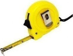 Kinzo 94922 Yellow Μετροταινία με Αυτόματη Επαναφορά