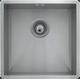 Macart Star/10 Υποκαθήμενος Νεροχύτης Inox Σατινέ Μ40xΠ40cm