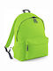 BagBase Lime Green / Graphite Grey 14Es Grün