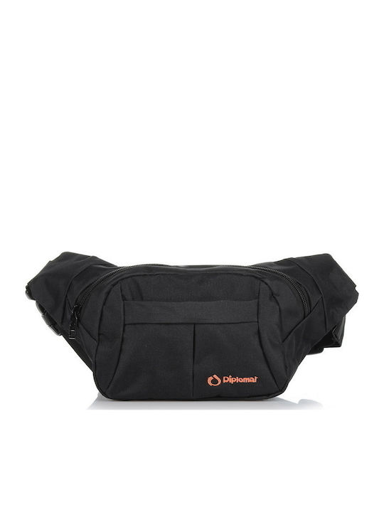Herren Bum Bag Taille Schwarz