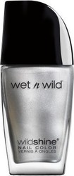 Wet n Wild Wild Shine Блясък Лак За Нокти Сив 1...