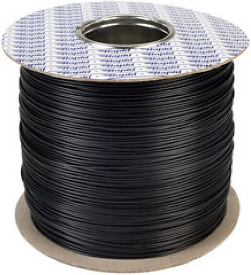 Anga U/UTP Cat.5e (Gigabit) Καλώδιο Δικτύου Ethernet εξωτερικού χώρου χωρίς ακροδέκτες 500m Μαύρο