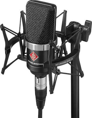 Neumann Πυκνωτικό Μικρόφωνο XLR TLM 102 Studio Set Τοποθέτηση Shock Mounted/Clip On Φωνής