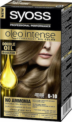 Syoss Oleo Intense Set Vopsea de Păr fără amoniac 6-10 Blond închis 50ml