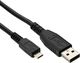 Powertech Regular USB 2.0 to micro USB Cable Μαύρο 1m (CAB-U064)
