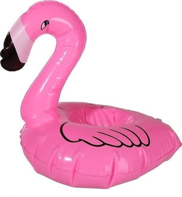 Inflatable Floating Drink Holder Flamingo Pink