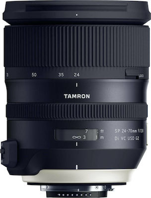 Tamron Full Frame Camera Lens 24-70mm f/2.8 Di VC USD G2 Standard Zoom for Nikon F Mount Black