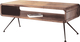 Rechteckig Couchtisch Cameo aus Massivholz Beige L100xB40xH45cm
