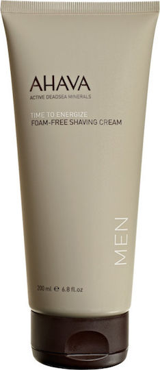 Ahava Time to Energize Foam Free Shaving Cream Κρέμα Ξυρίσματος 200ml