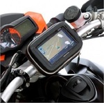 Exclusive Line 09 Large Halterung Telefon Motorrad mit wasserdichtem Etui 5.5" für Lenkrad 123009