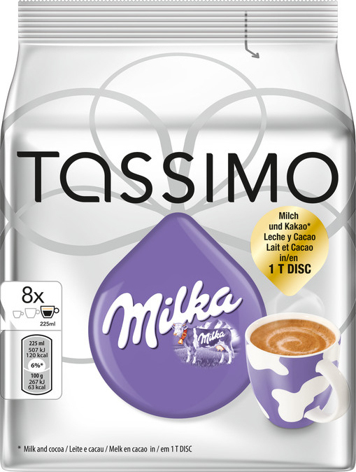 Tassimo Milka T-Disc Chocolate Capsule Compatible with Tassimo