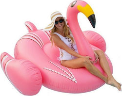 270x140cm Φουσκωτό Ride On Θαλάσσης Flamingo σε Ροζ Χρώμα
