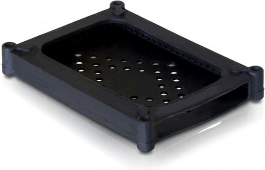 DeLock Silikonschutz für 2,5-Zoll-Festplatten Schwarz (18178)
