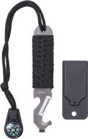 Rothco Paracord Survival Pry Tool Μαχαίρι Επιβίωσης Μαύρο σε Θήκη