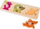 Holz Kinder Steckpuzzle Easy Shapes City für 1+ Jahre 3pcs (Verschiedene Designs) 1Stück Oops