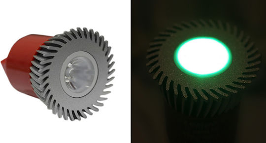Adeleq Λάμπα LED 3W για Ντουί GU5.3 και Σχήμα MR16 Πράσινο