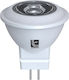 Adeleq Bec LED 3W pentru Soclu GU5.3 și Formă MR11 Alb cald 210lm