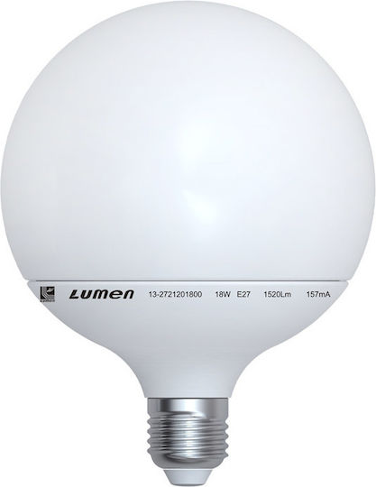 Adeleq LED Bulb 18W 156mm for Socket E27 and Shape G120 Warm White 1520lm